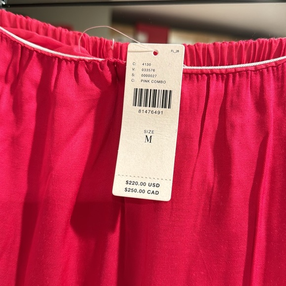 NWT Samant Chauhan strapless colorblock dress medium Anthropologie - Picture 4 of 6